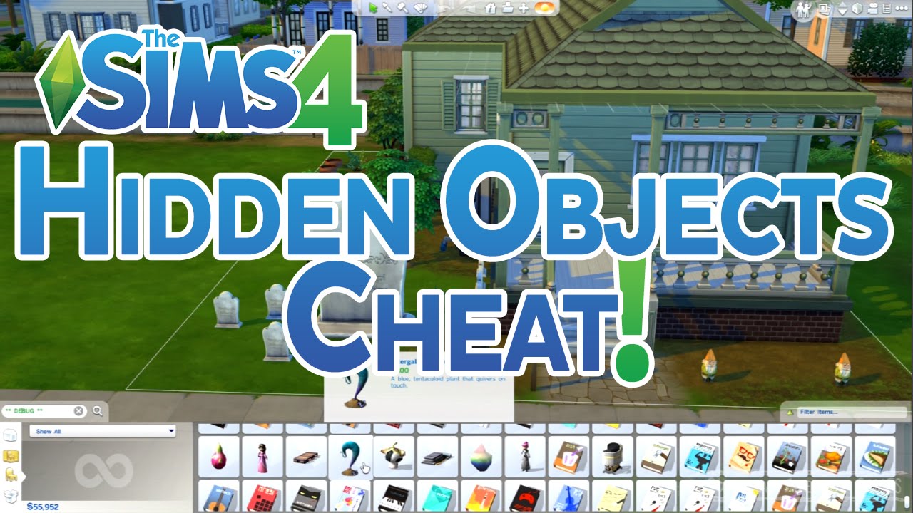 how to show hidden objects sims 4 pc