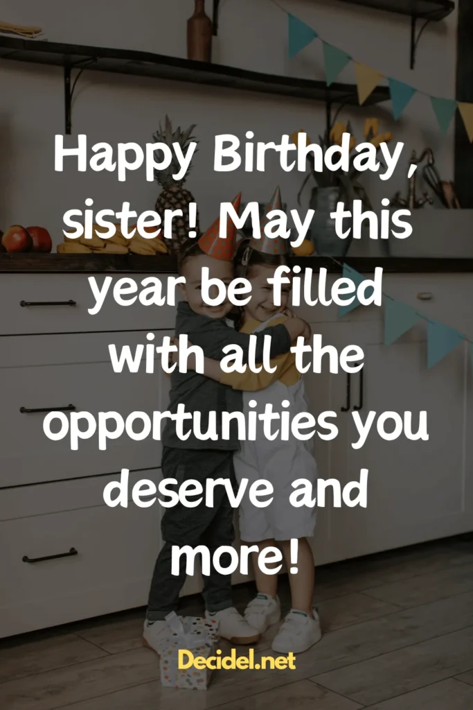 Birthday Wishes for Sister