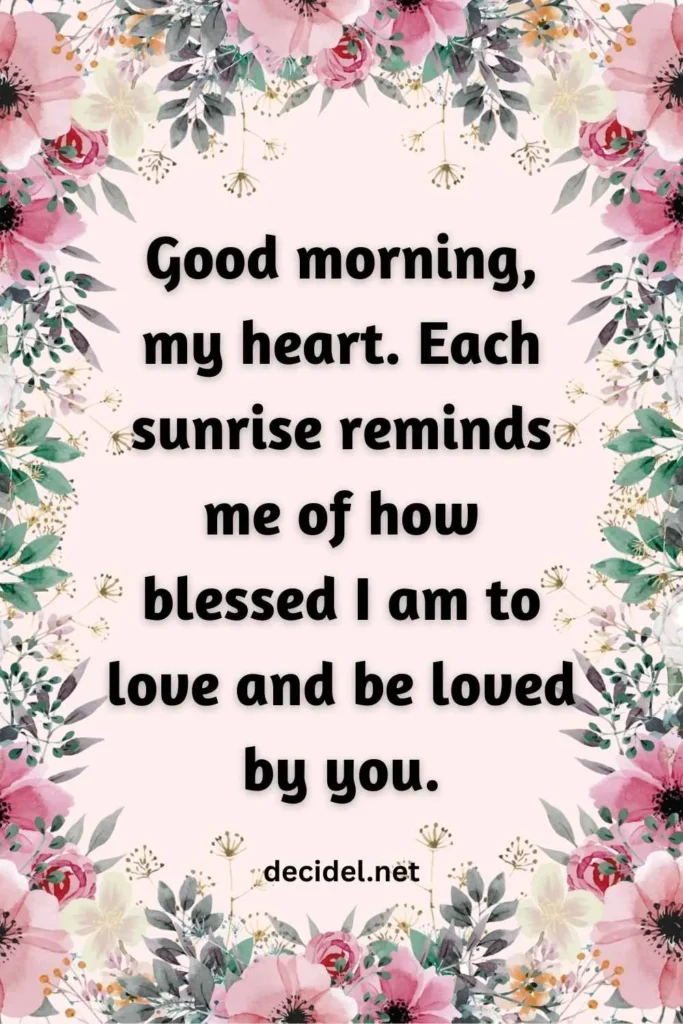 Emotional Morning Quotes to Touch Her Heart