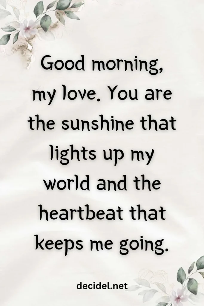 Romantic Good Morning Quotes for Her
