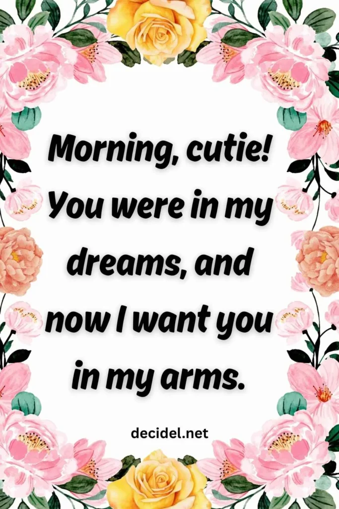 Sweet Love Messages for Her Morning